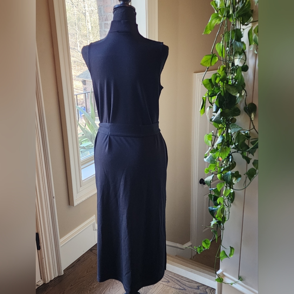 Prologue Sleeveless Black Mock Neck Dress - Picture 5 of 7